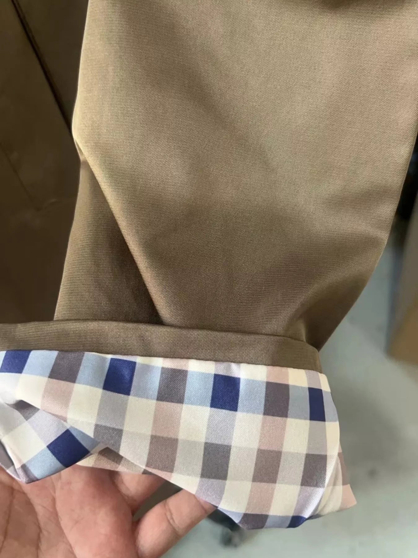 Button Up Raglan Sleeve Trench Coat - FLORENTINE IRIS