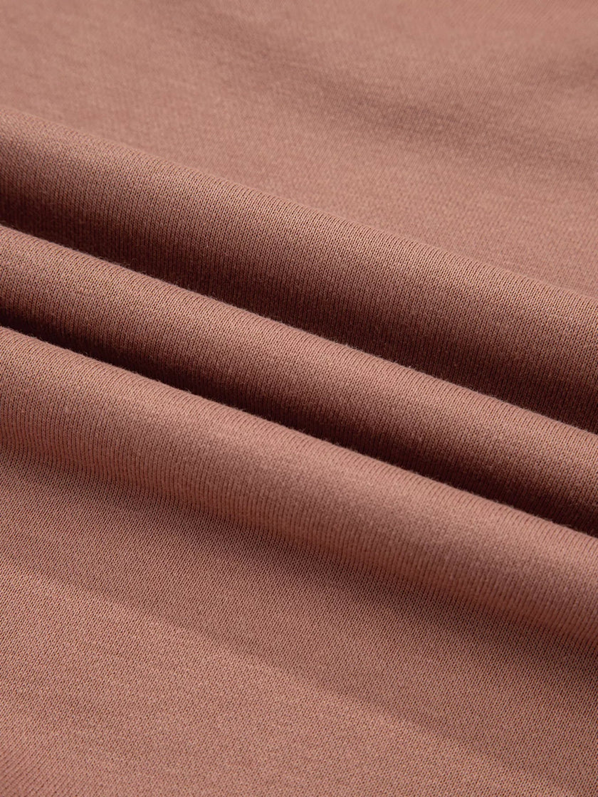 Color Block Long Sleeve Crop Top Drawstring Pant Set - FLORENTINE IRIS