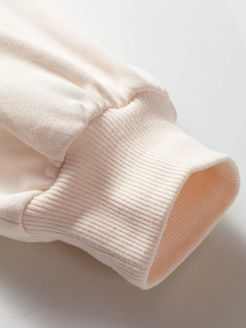 Color Block Patchwork Snap Button Oversize Hoodie - FLORENTINE IRIS