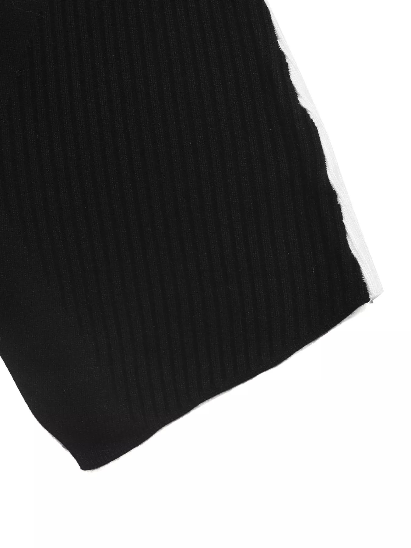 Color Block V - Neck Sweater - FLORENTINE IRIS