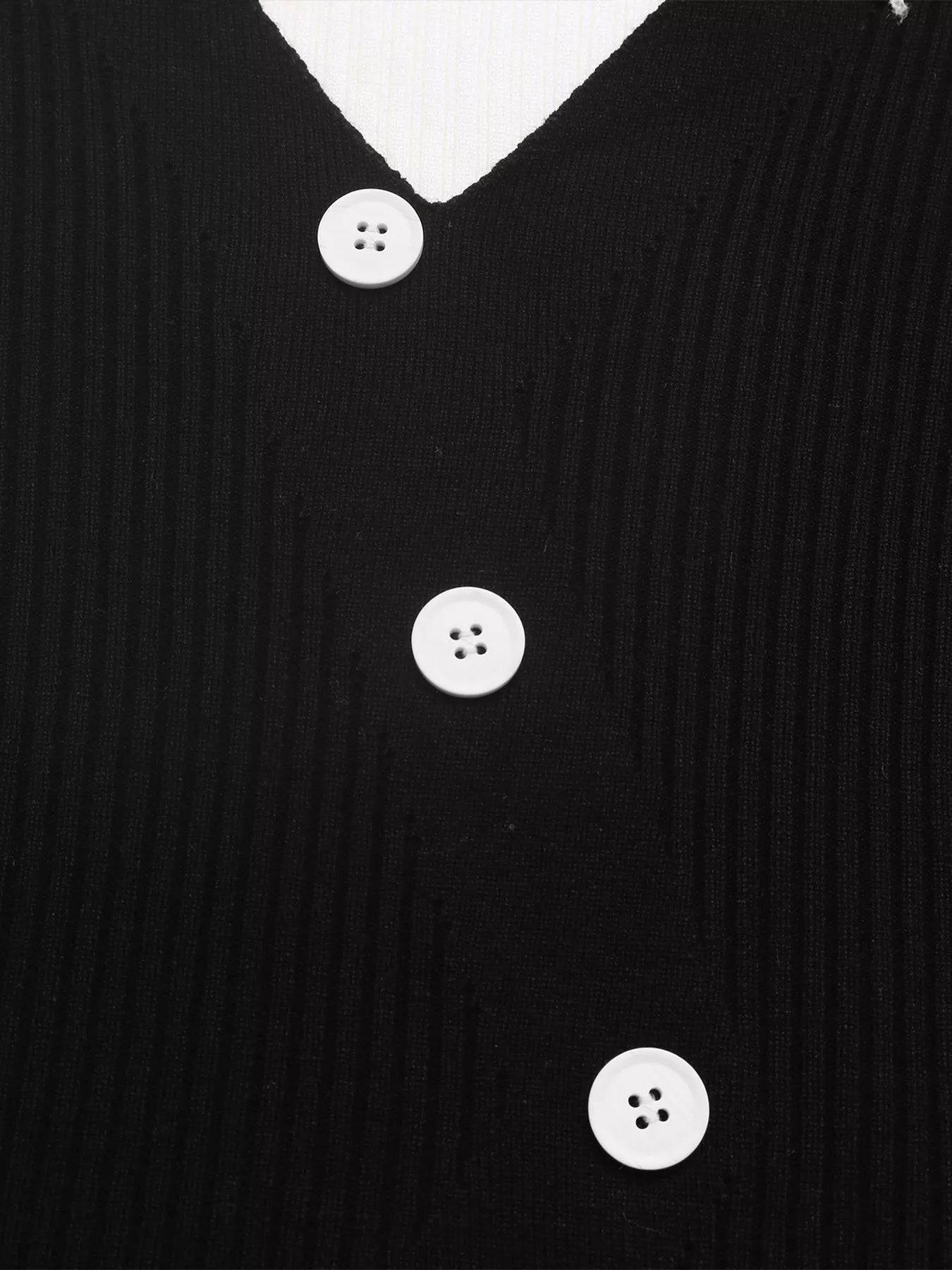 Color Block V - Neck Sweater - FLORENTINE IRIS