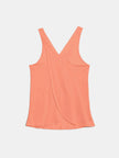 Crisscross Scoop Neck Active Tank - FLORENTINE IRIS