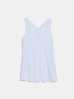 Crisscross Scoop Neck Active Tank - FLORENTINE IRIS