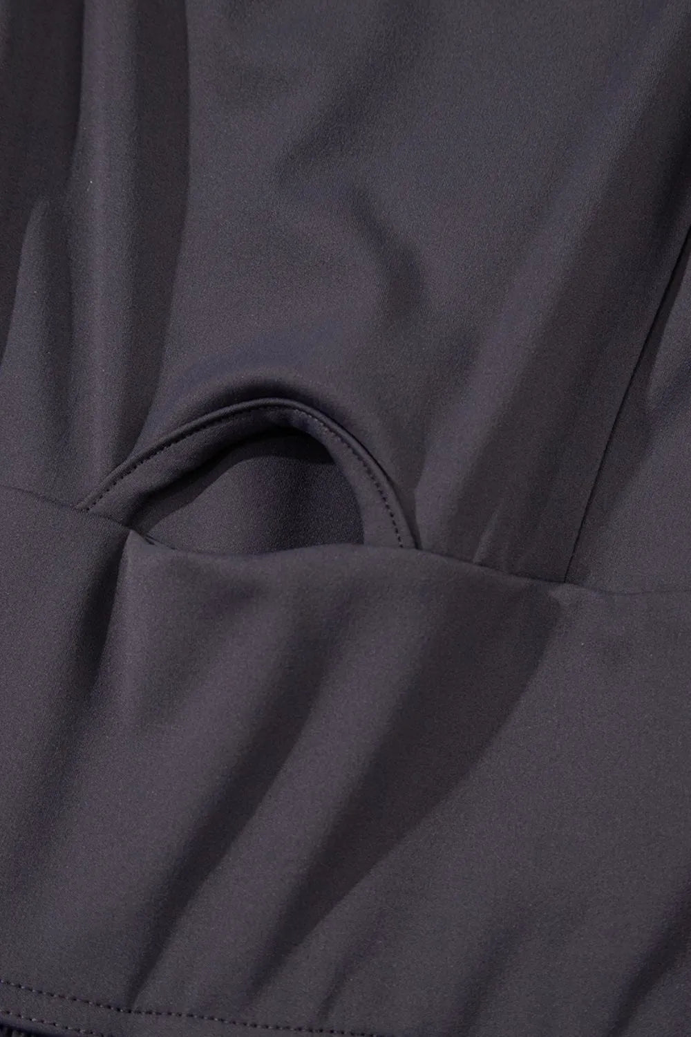 Cutout Square Neck Wide Strap Active Jumpsuit - FLORENTINE IRIS