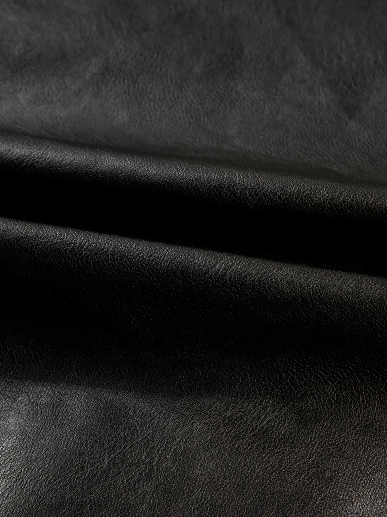 Faux Leather Buttoned Front Boxy Jacket - FLORENTINE IRIS