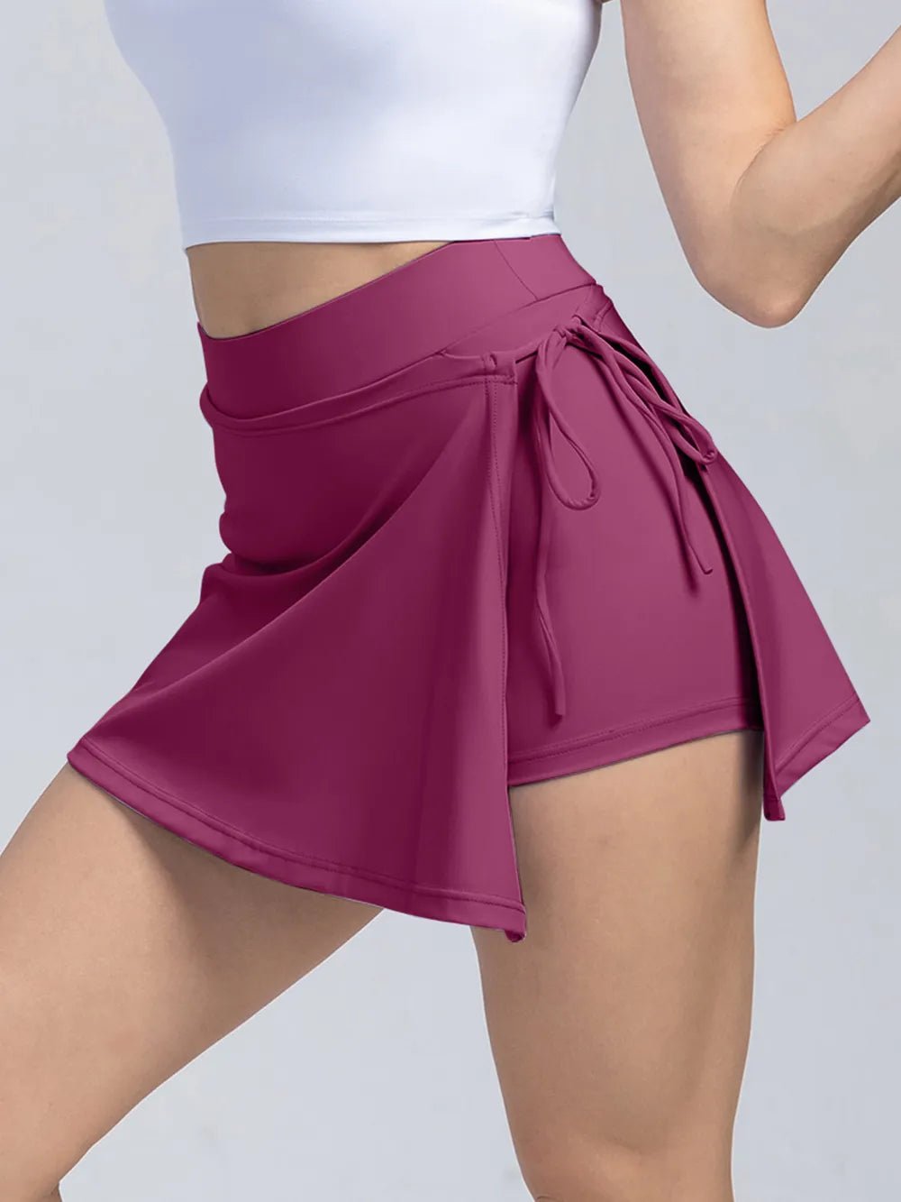High Waist Active Skirt with Pockets - FLORENTINE IRIS
