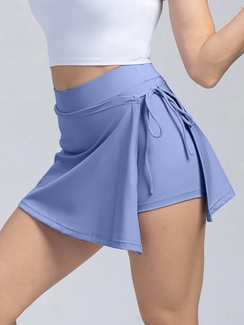 High Waist Active Skirt with Pockets - FLORENTINE IRIS