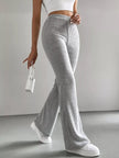 High Waist Flare Pants - FLORENTINE IRIS