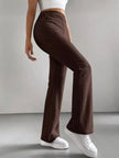 High Waist Flare Pants - FLORENTINE IRIS