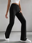 High Waist Flare Pants - FLORENTINE IRIS