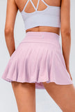 High Waist Pleated Active Skirt - FLORENTINE IRIS