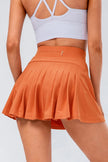 High Waist Pleated Active Skirt - FLORENTINE IRIS