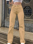 High - Waisted Wide Leg Jeans - FLORENTINE IRIS