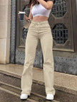 High - Waisted Wide Leg Jeans - FLORENTINE IRIS
