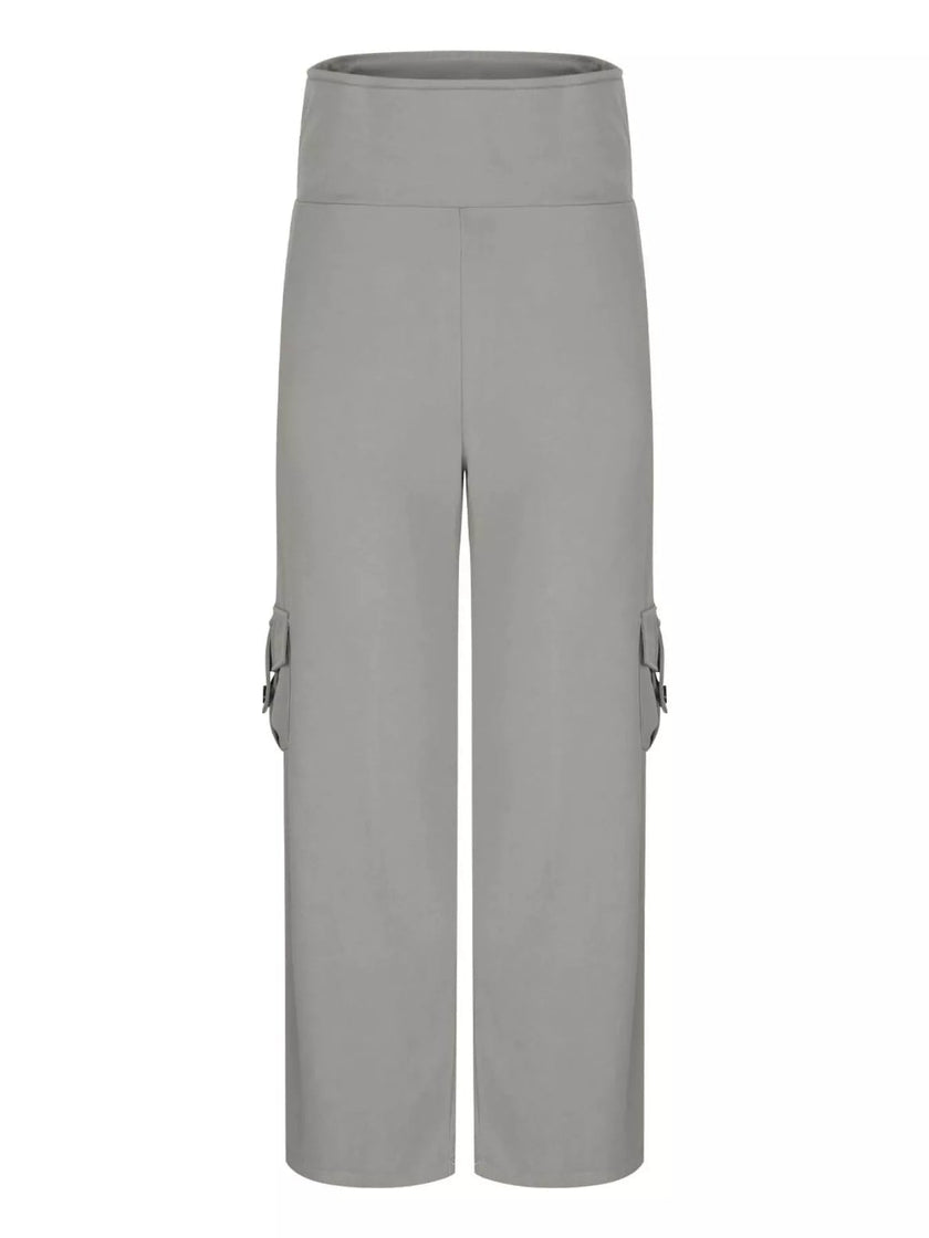 High - Waisted Yoga Pants with Pockets - FLORENTINE IRIS