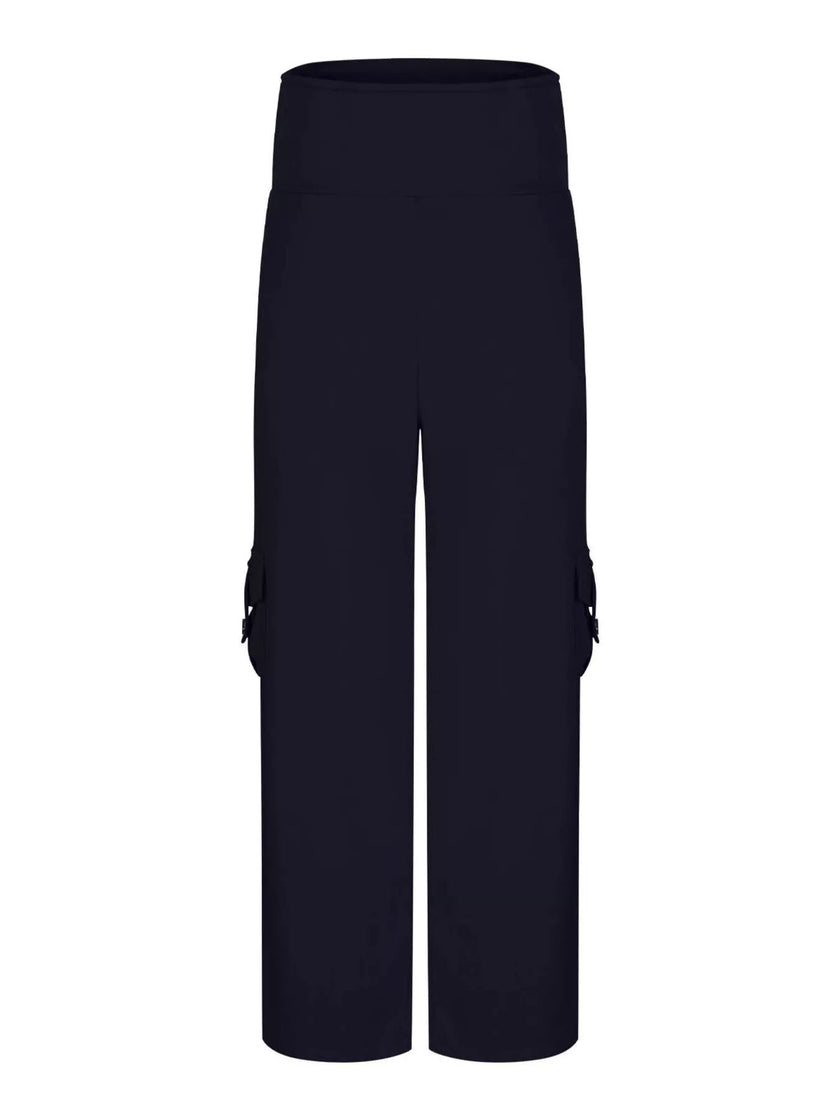 High - Waisted Yoga Pants with Pockets - FLORENTINE IRIS