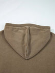 Kangaroo Pocket Baggy Hoodie - FLORENTINE IRIS