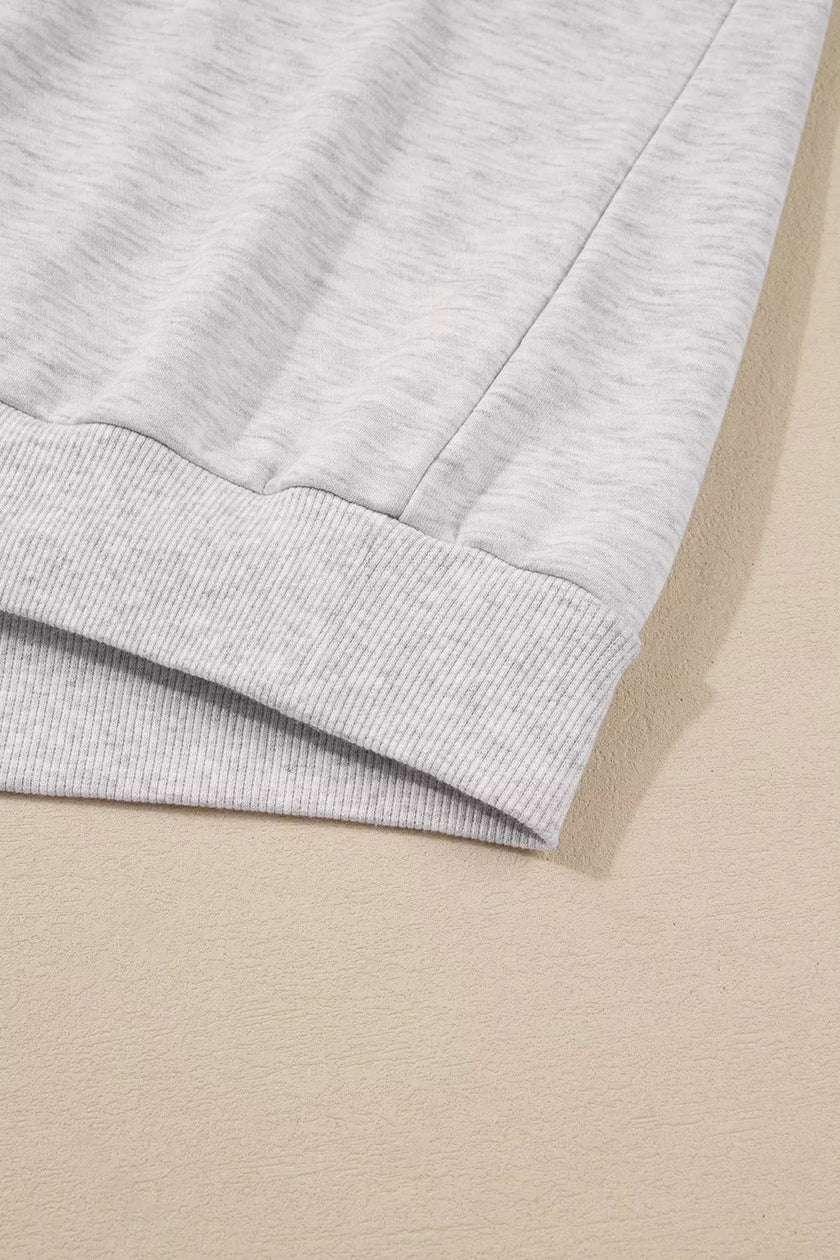 Long Sleeve Sweatshirt and Pants Set - FLORENTINE IRIS