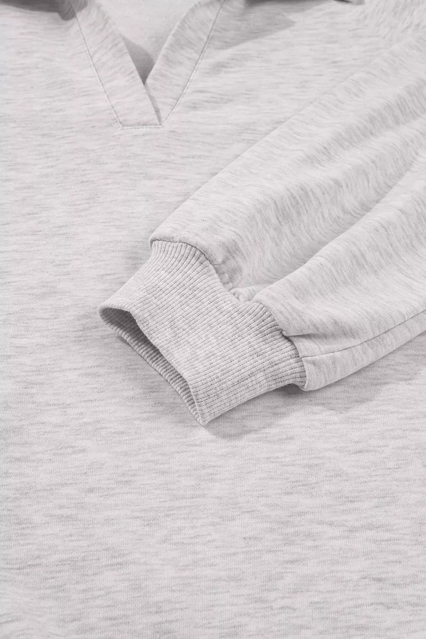 Long Sleeve Sweatshirt and Pants Set - FLORENTINE IRIS