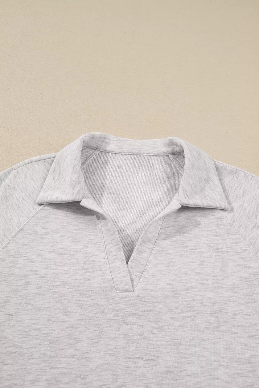 Long Sleeve Sweatshirt and Pants Set - FLORENTINE IRIS