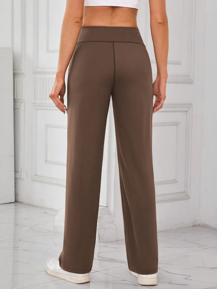 Lovelet High Waist Active Pants with Pockets - FLORENTINE IRIS