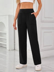 Lovelet High Waist Active Pants with Pockets - FLORENTINE IRIS