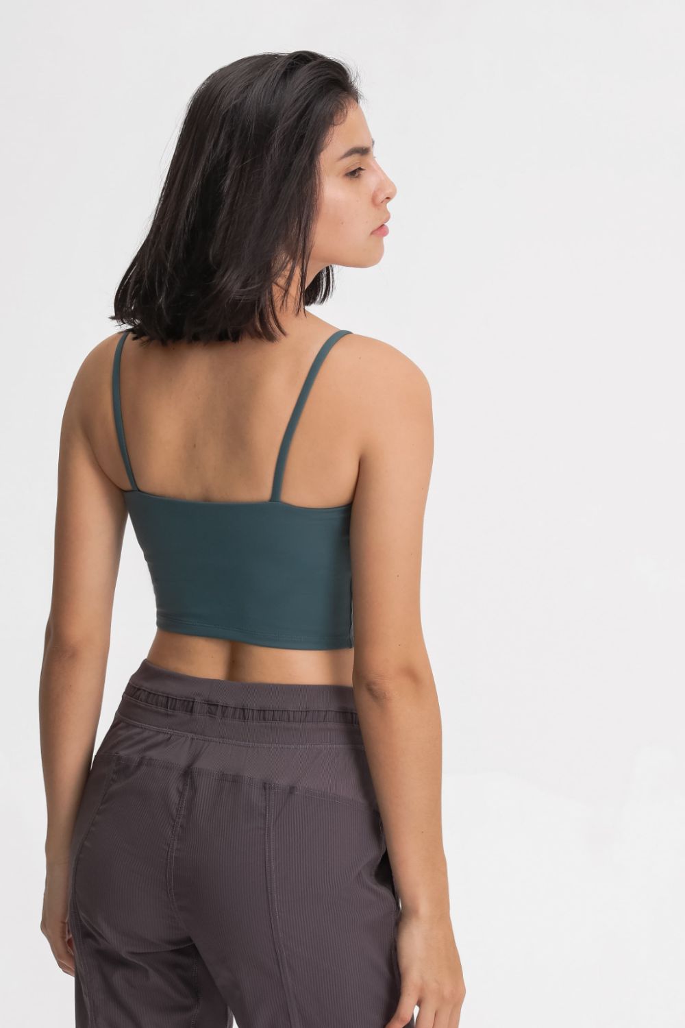 Millennia Feel Like Skin Scoop Neck Sports Cami - FLORENTINE IRIS