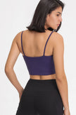 Millennia Feel Like Skin Scoop Neck Sports Cami - FLORENTINE IRIS