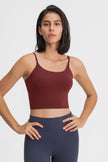 Millennia Feel Like Skin Scoop Neck Sports Cami - FLORENTINE IRIS