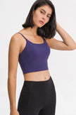 Millennia Feel Like Skin Scoop Neck Sports Cami - FLORENTINE IRIS