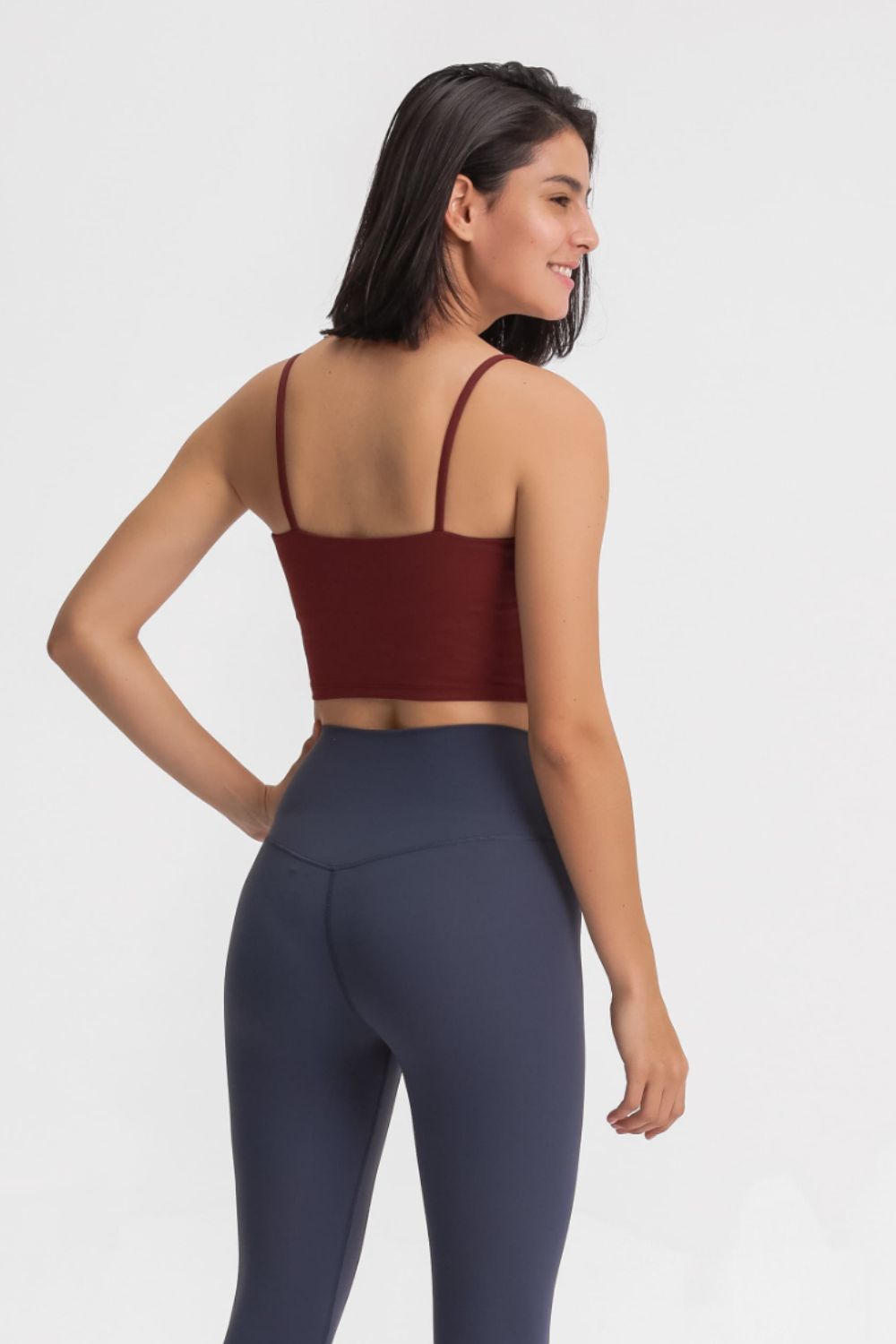 Millennia Feel Like Skin Scoop Neck Sports Cami - FLORENTINE IRIS