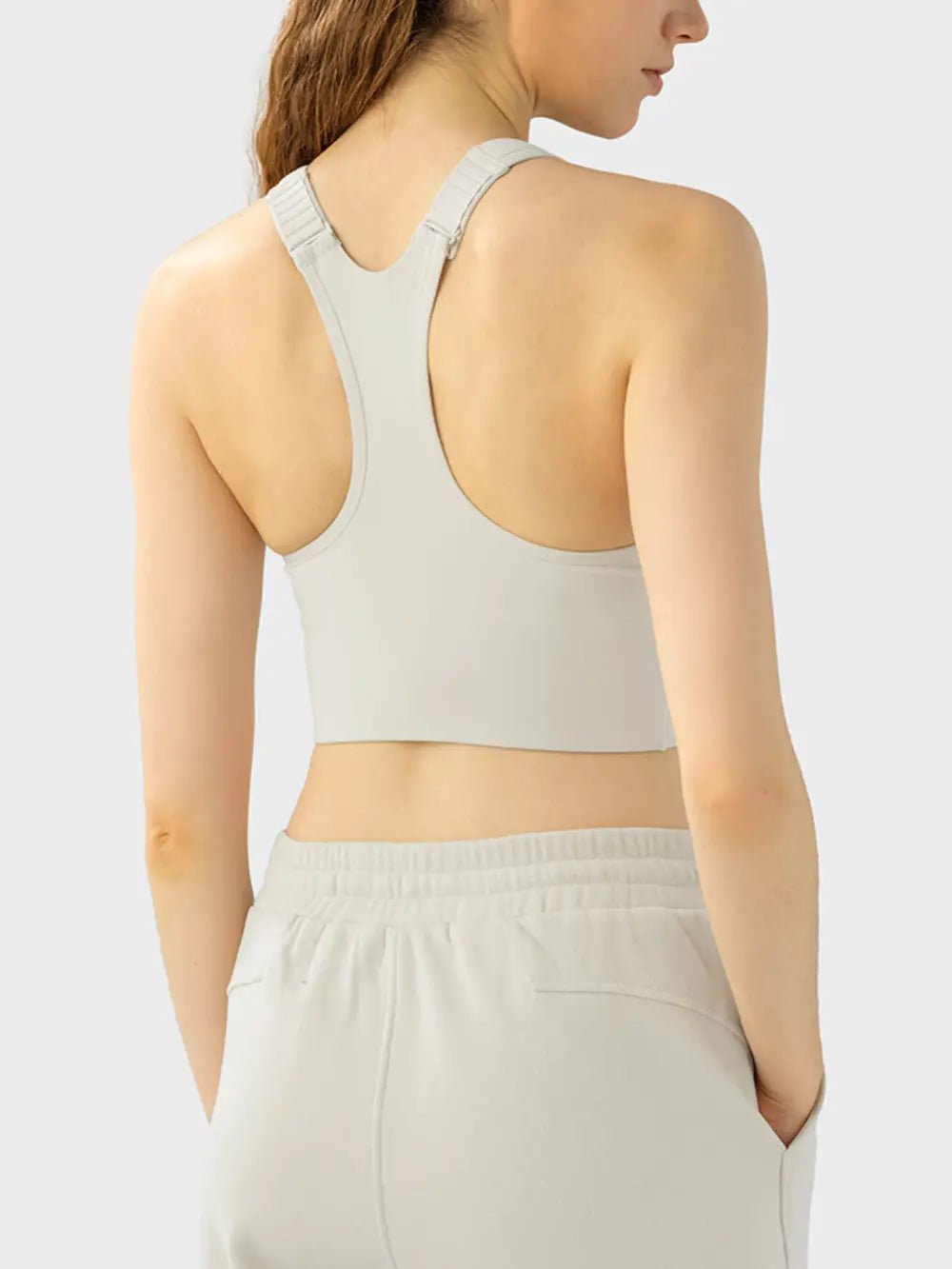 Millennia Wide Strap Sport Bra - FLORENTINE IRIS