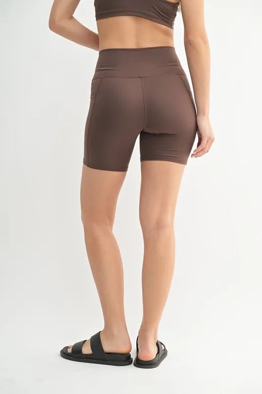 MONO B Venice Cloud Light Sculpt Biker Shorts - FLORENTINE IRIS
