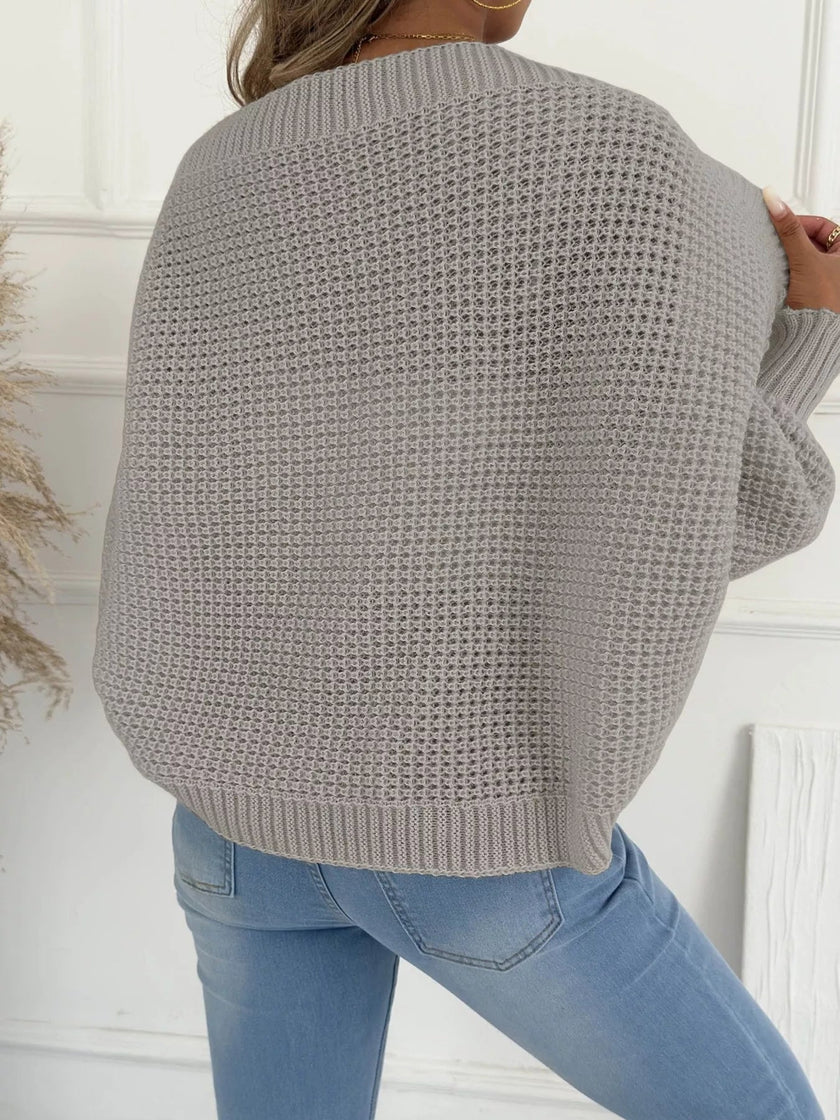 Open Front Batwing Sleeve Cardigan - FLORENTINE IRIS