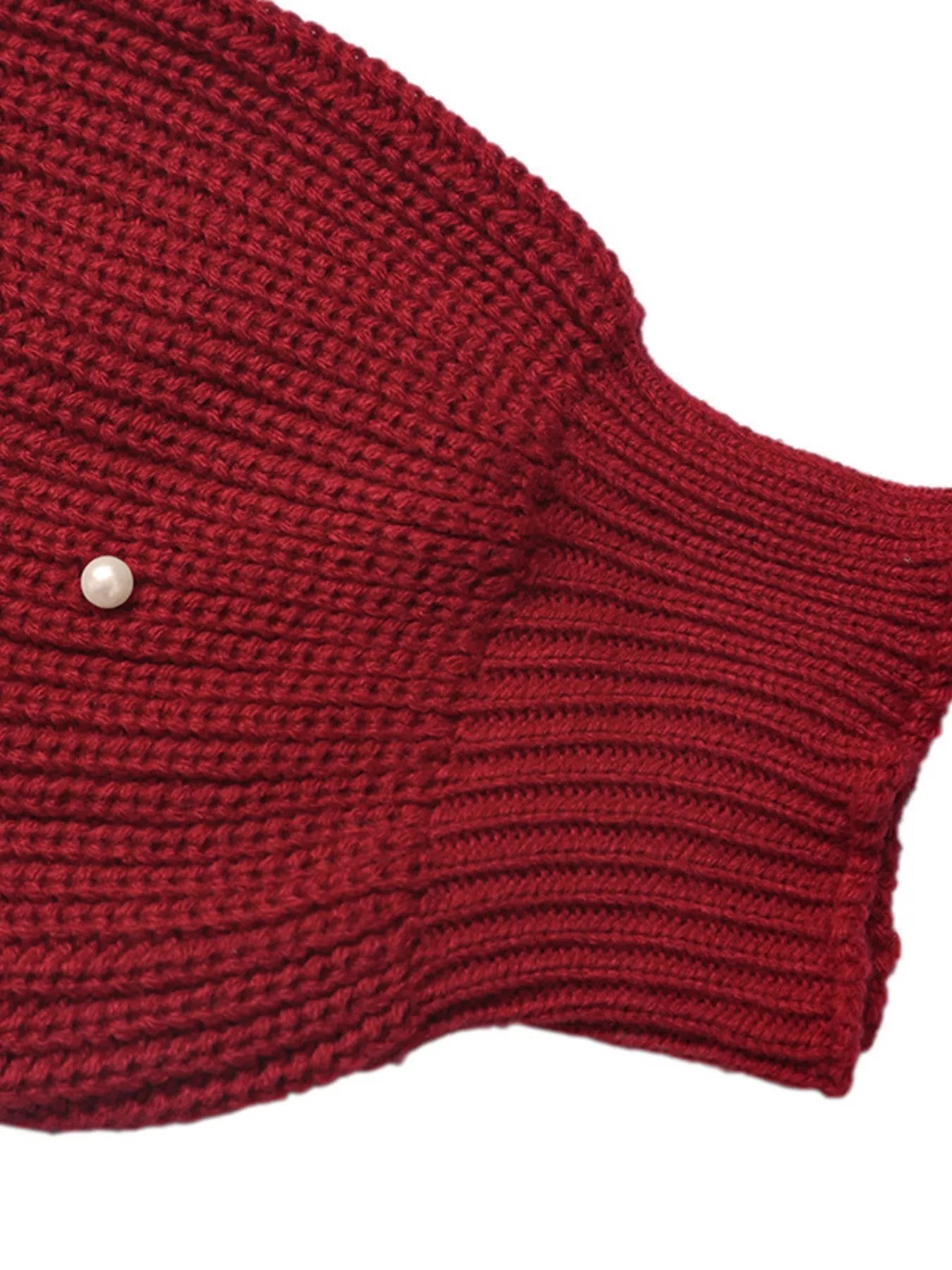 Pearl Embellished Button Up Cardigan - FLORENTINE IRIS