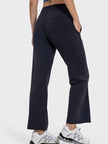 Pocketed High Waist Active Pants - FLORENTINE IRIS