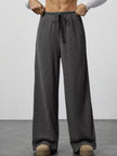 Relaxed Fit Wide Leg Pants - FLORENTINE IRIS