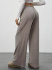 Relaxed Fit Wide Leg Pants - FLORENTINE IRIS