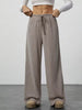 Relaxed Fit Wide Leg Pants - FLORENTINE IRIS