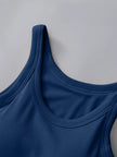 Round Neck Tank with Bra - FLORENTINE IRIS