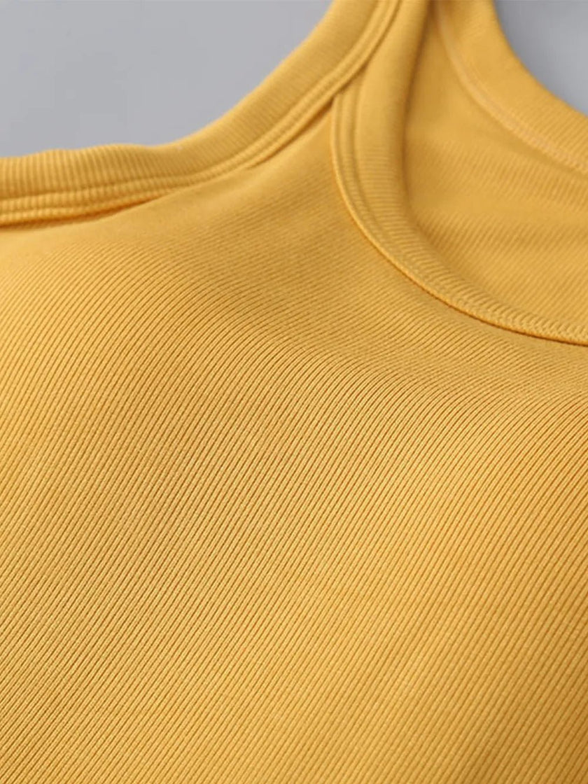 Round Neck Tank with Bra - FLORENTINE IRIS