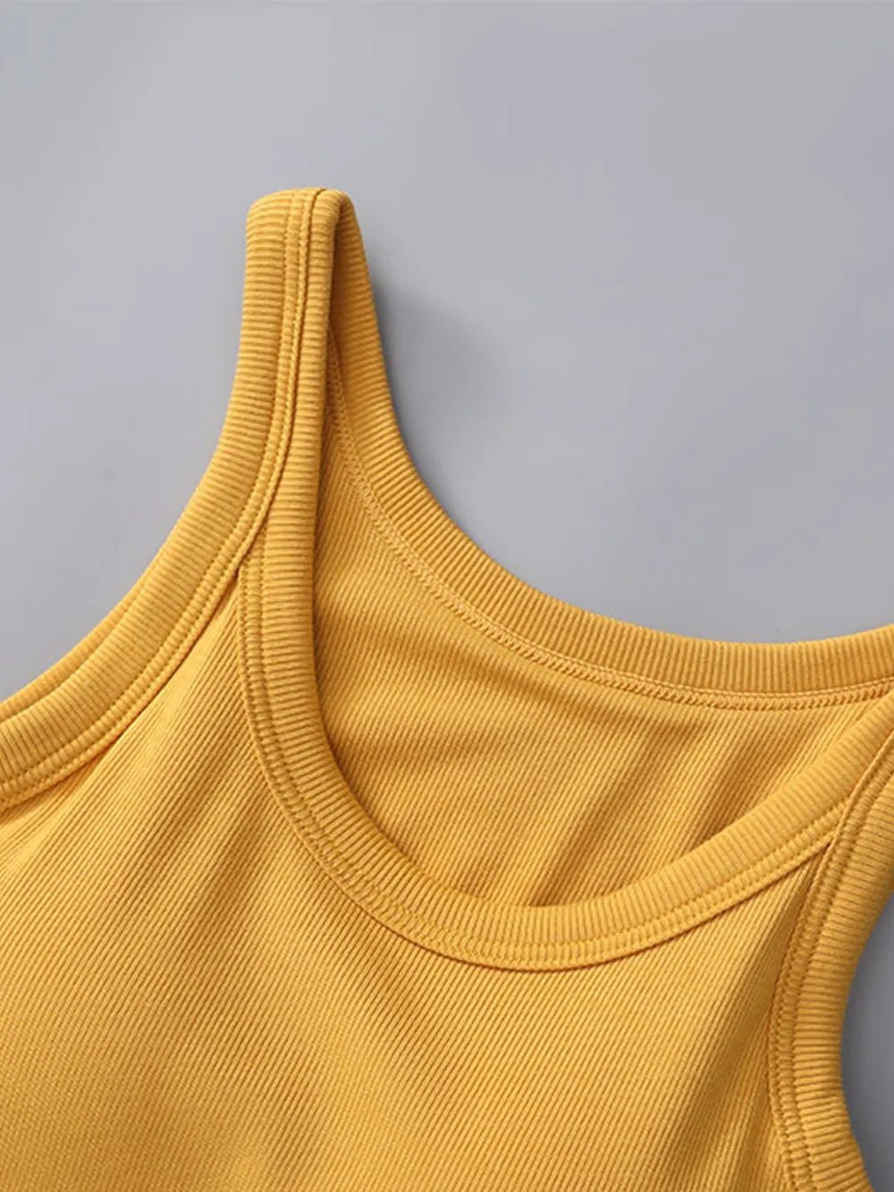 Round Neck Tank with Bra - FLORENTINE IRIS
