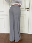Striped Wide Leg Pants - FLORENTINE IRIS