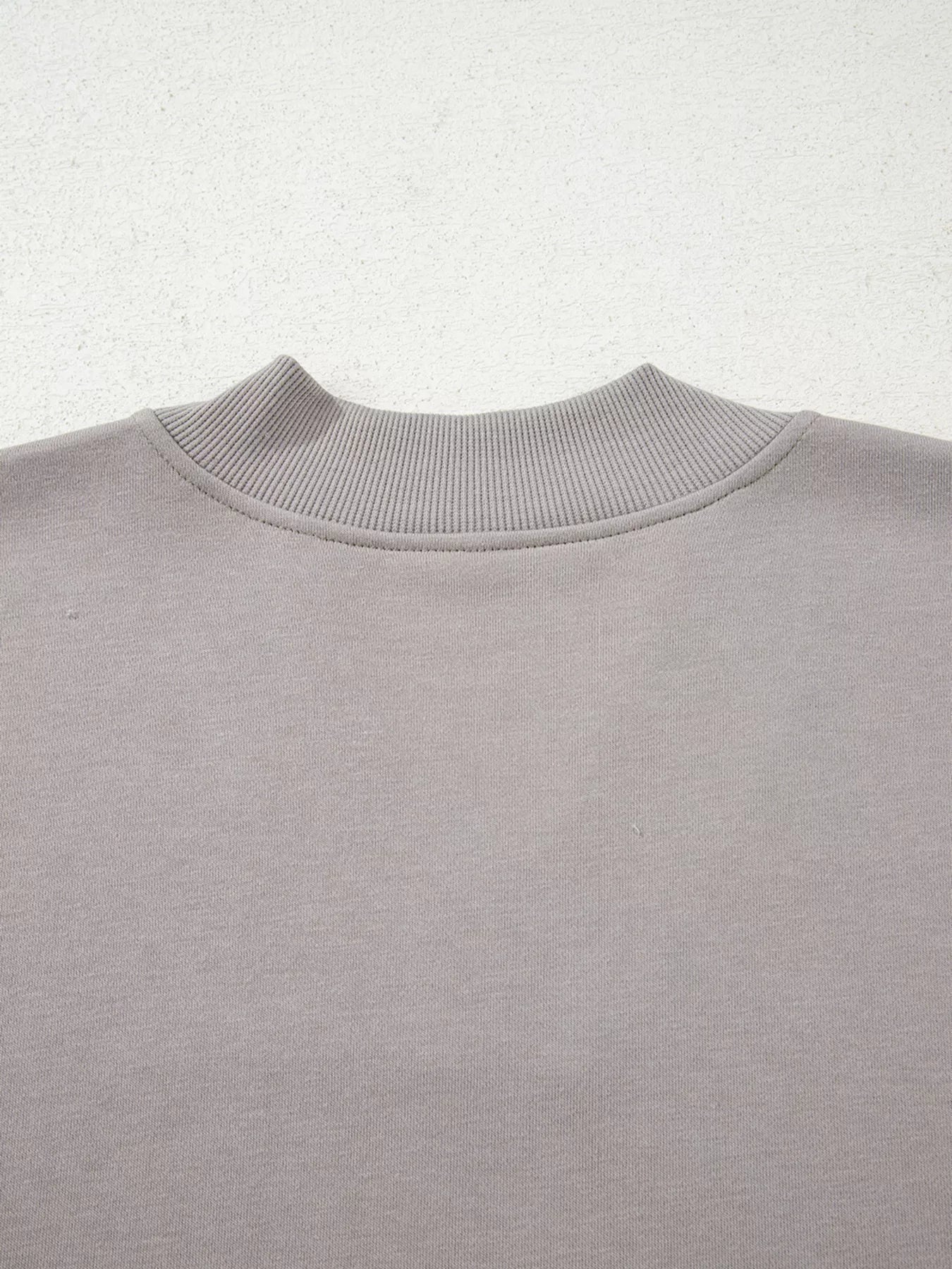 Western V Neck Sweatshirt - FLORENTINE IRIS