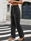 Wide Leg Cargo Jeans - FLORENTINE IRIS